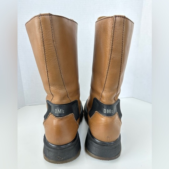 Vintage 90s Docs Dr Martens DM’s 14 Eyelet Tall Chunky Combat Boots - Picture 5 of 10